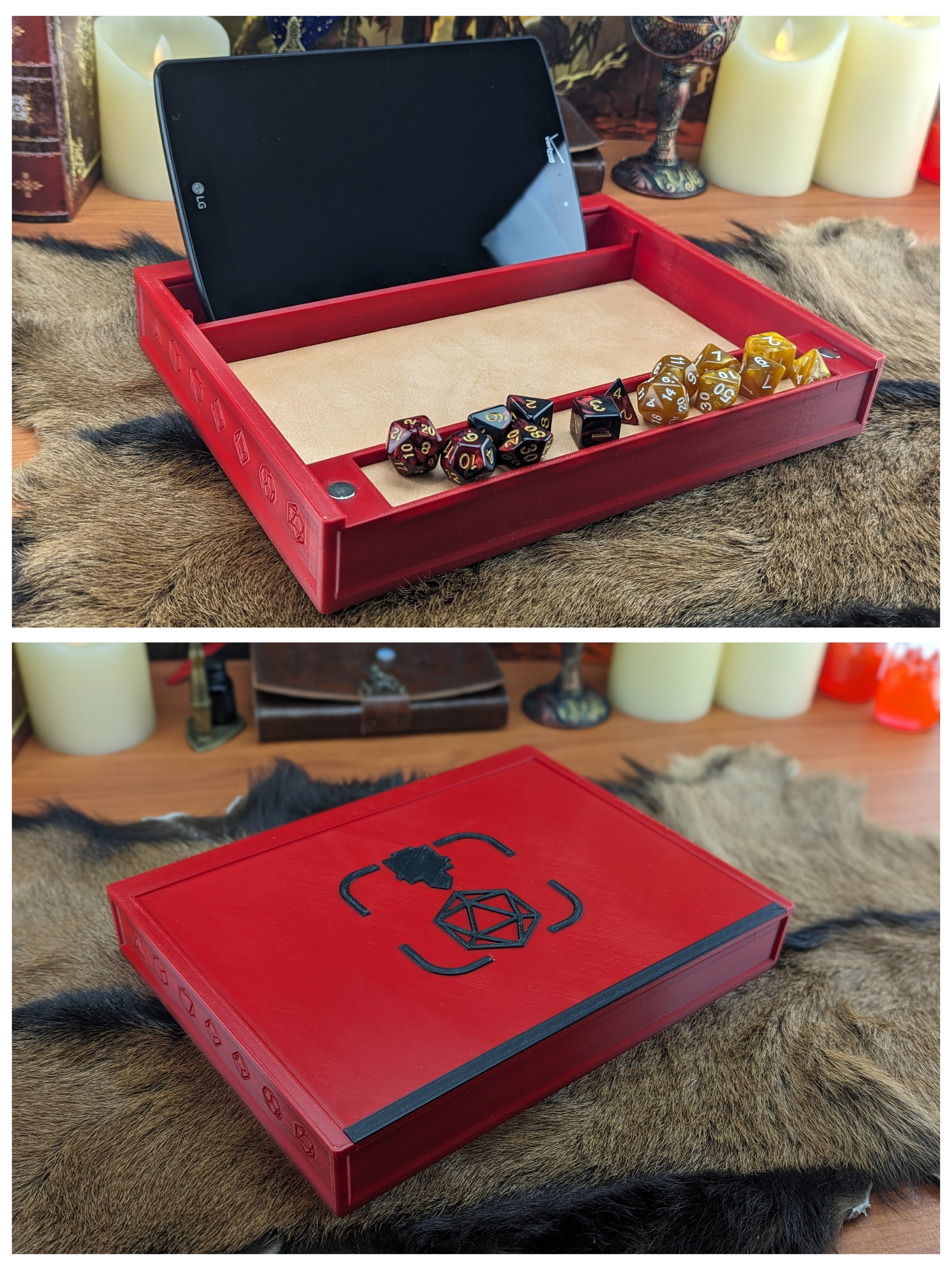 Dice Tray w/ Magnetic Lid