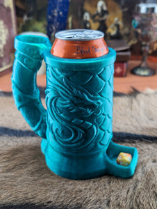 Can Holding Dice Tower Mug - Dragon Crest