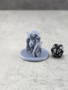 Blue Slaad | TTRPG Miniature