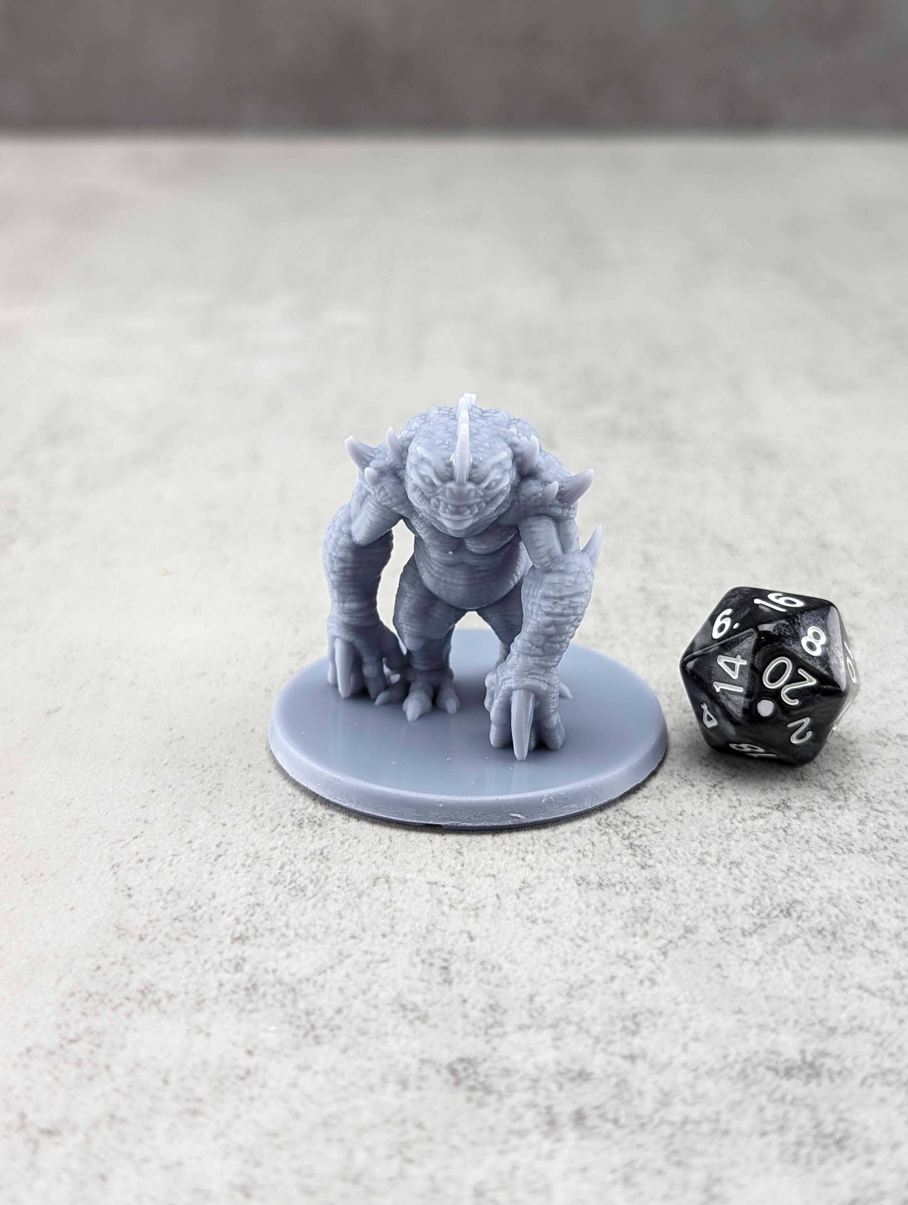 Blue Slaad | TTRPG Miniature