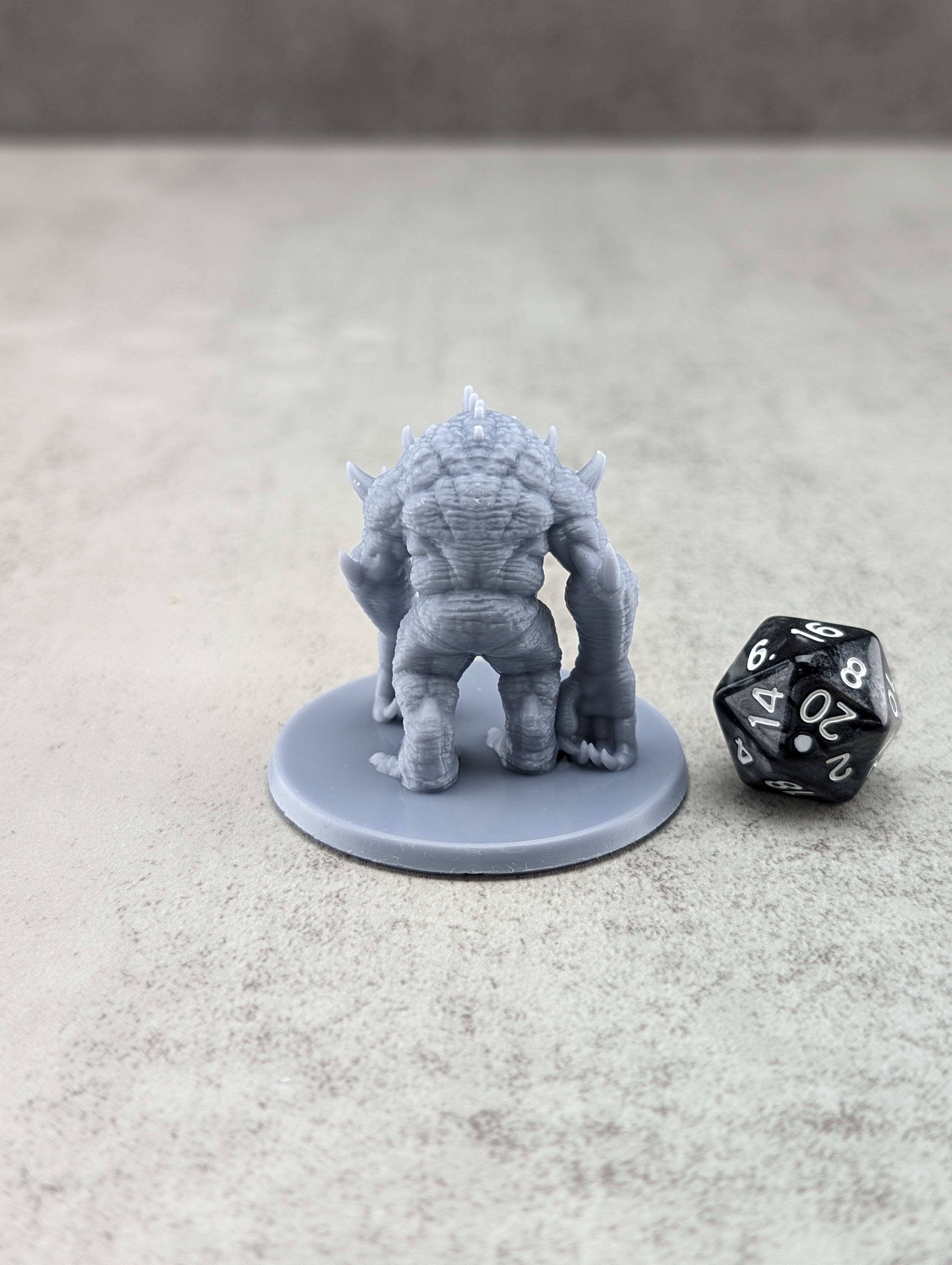 Blue Slaad | TTRPG Miniature