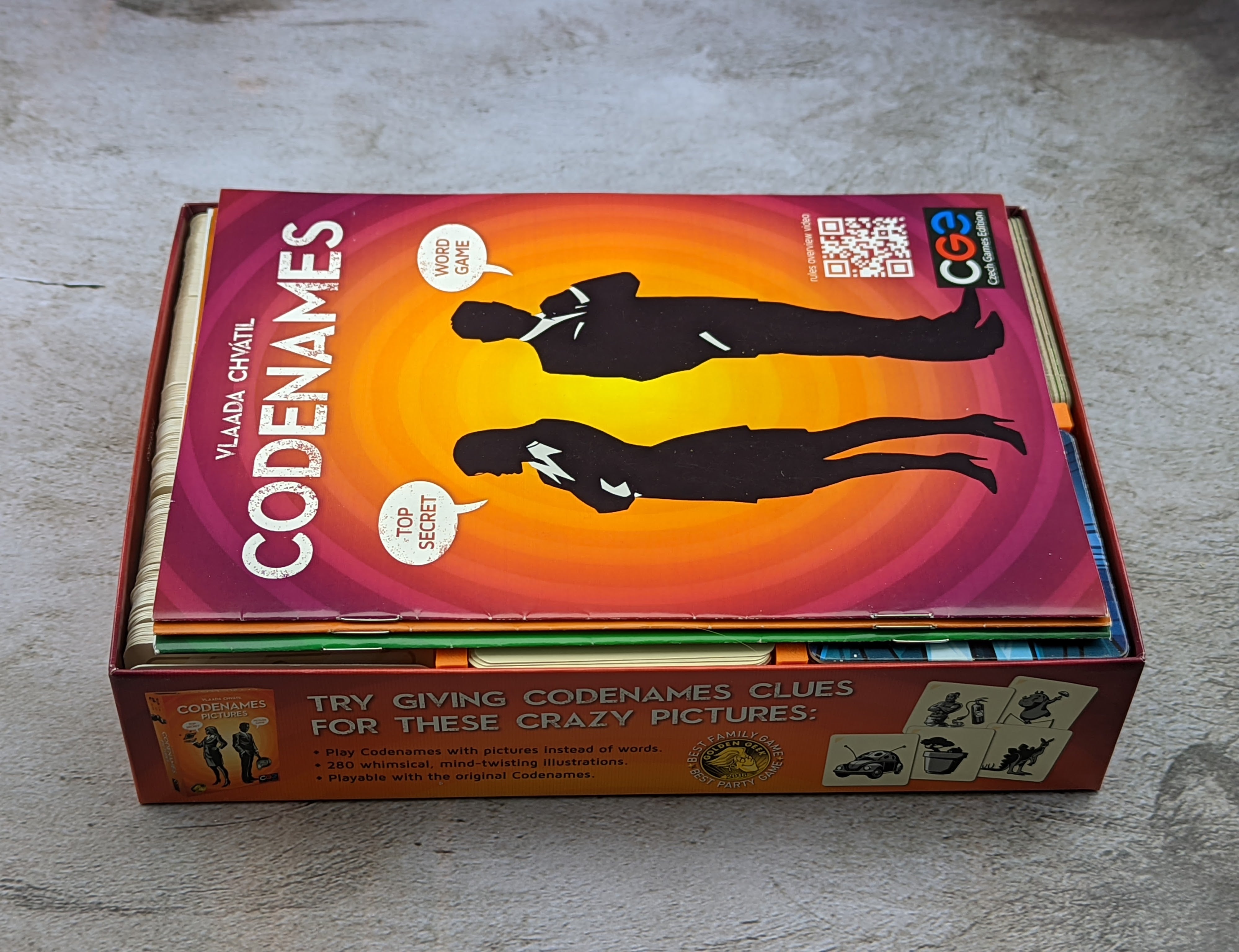 Codenames Game Organizer for Original, Pictures, and Duet