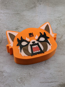 Retsuko Dice Box with Reversible Magnetic Lid (STL Download)