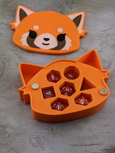 Retsuko Dice Box with Reversible Magnetic Lid (STL Download)