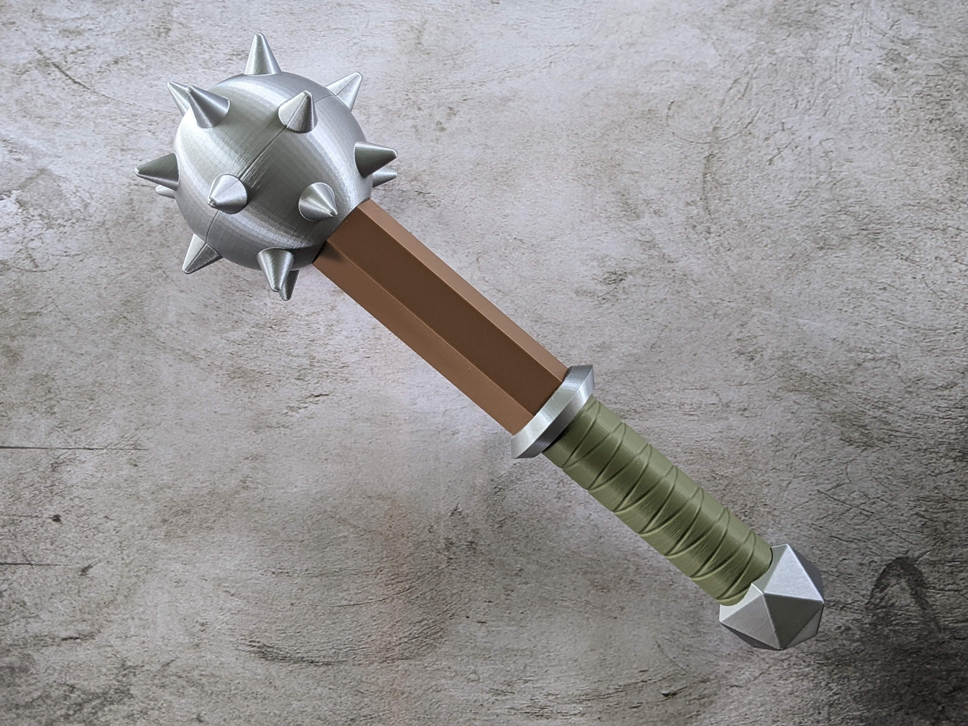 Dice Holding Mace (STL Download)