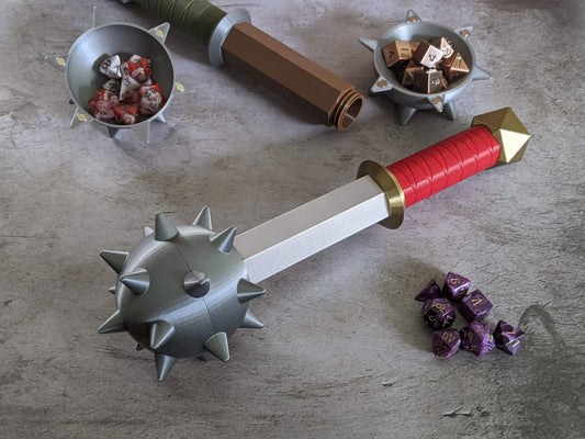 Dice Holding Mace (STL Download)