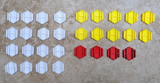 Gloomhaven Hex Bases (STL download)