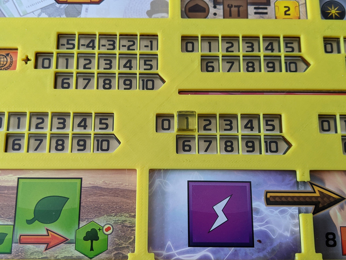 Terraforming Mars Player Board Overlays / Frames (STL Download)