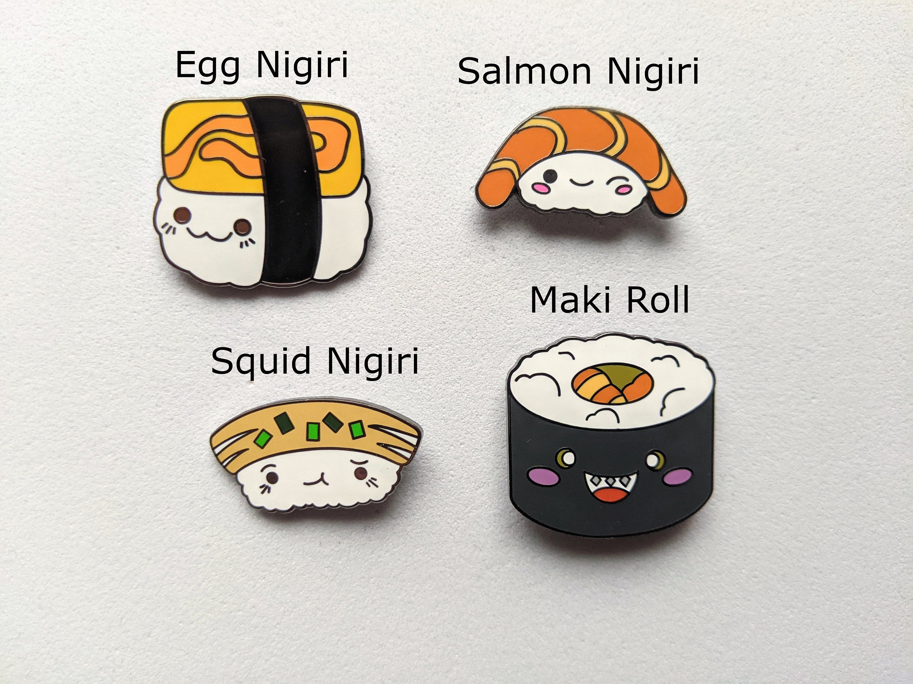 Sushi Go Enamel Pins